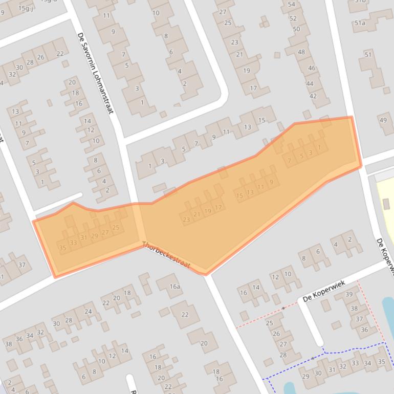 Kaart van postcodegebied 9801KA.