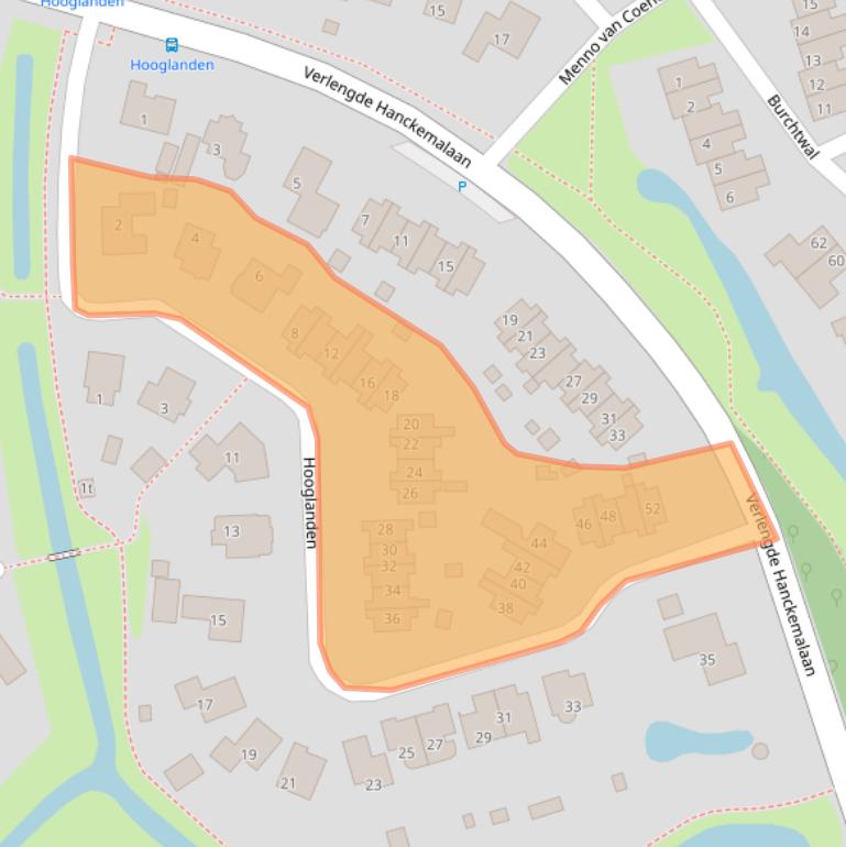 Kaart van postcodegebied 9801LB.