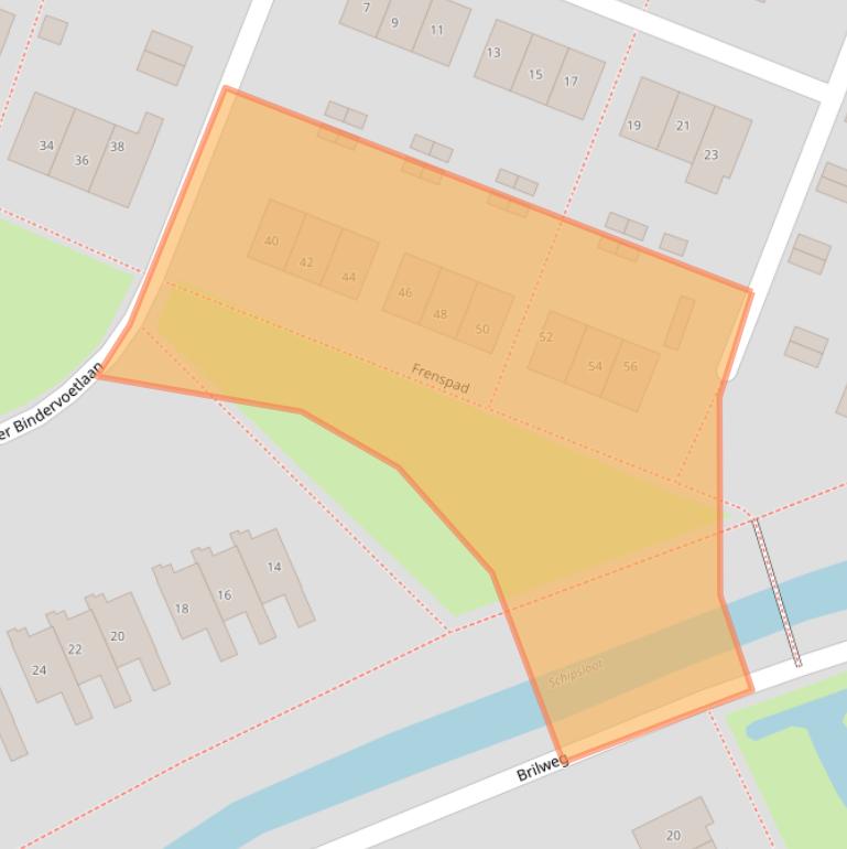 Kaart van postcodegebied 9801NH.