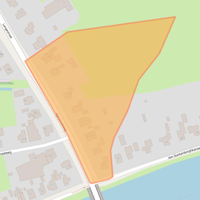 Kaart van postcodegebied 9804PC.