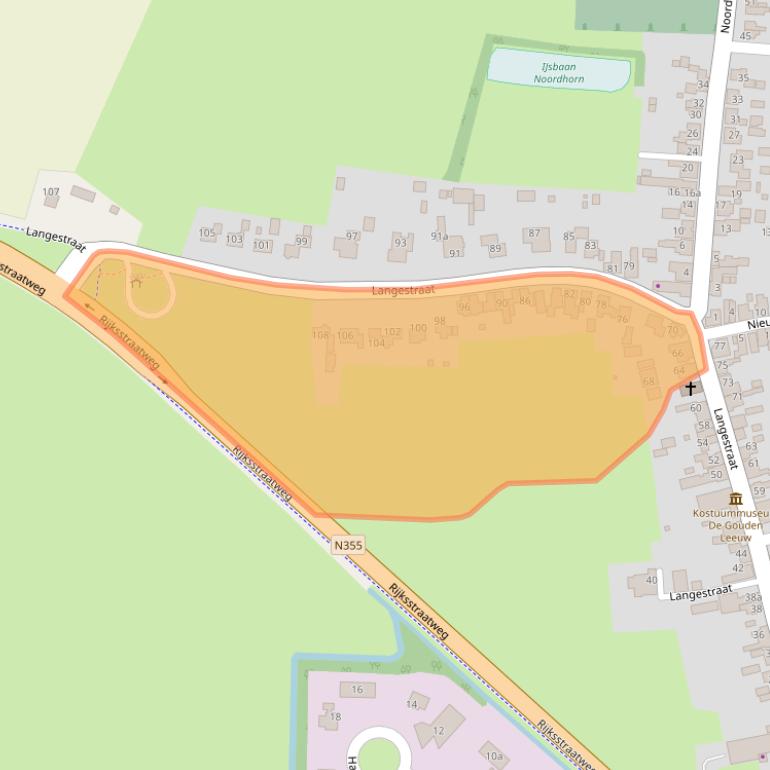 Kaart van postcodegebied 9804PM.