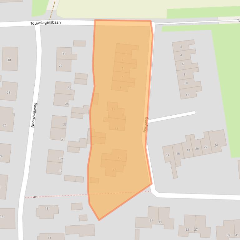 Kaart van postcodegebied 9804RP.