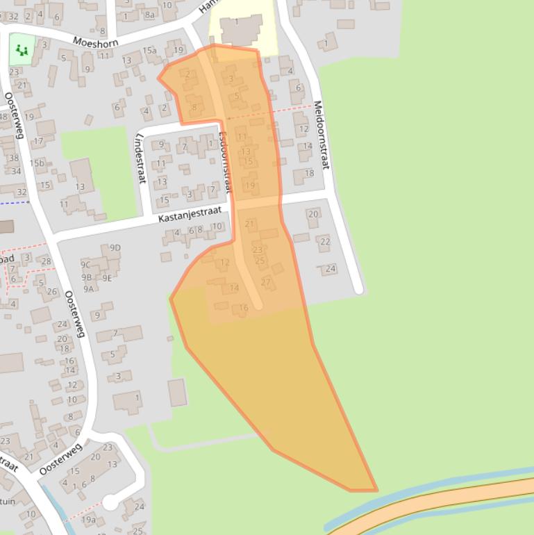 Kaart van postcodegebied 9804SC.