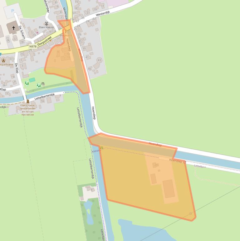 Kaart van postcodegebied 9811PE.