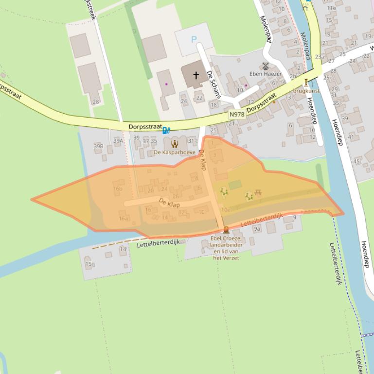 Kaart van postcodegebied 9811PH.