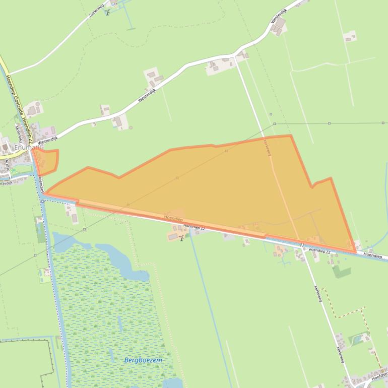 Kaart van postcodegebied 9811TD.