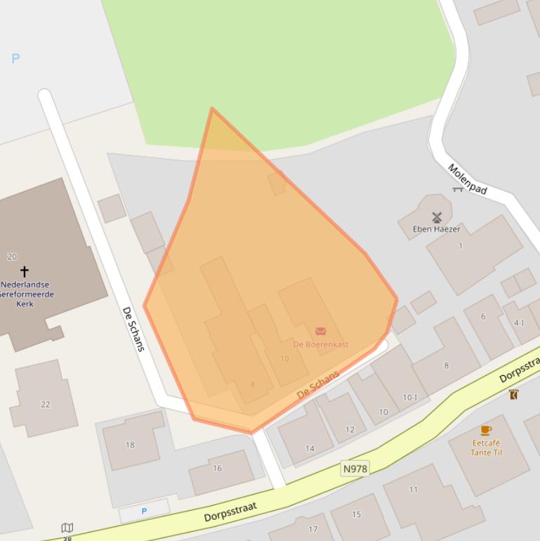 Kaart van postcodegebied 9812PJ.