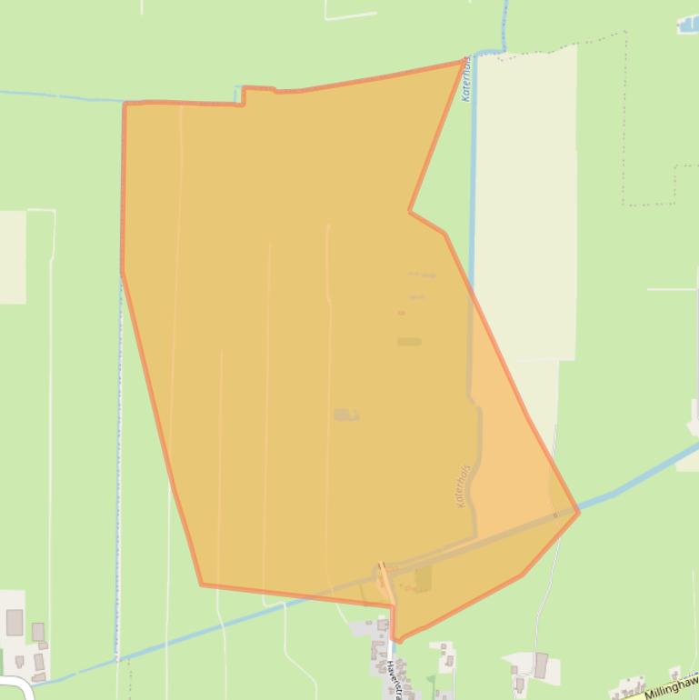 Kaart van postcodegebied 9822AH.