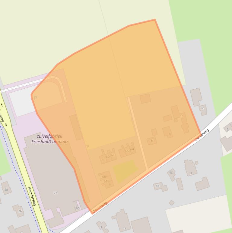 Kaart van postcodegebied 9824PD.