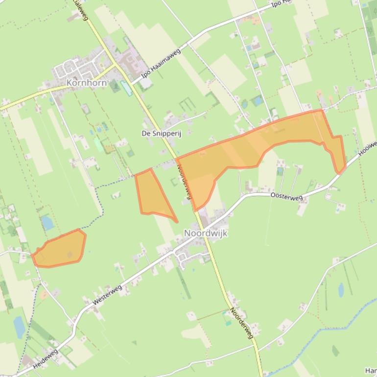 Kaart van postcodegebied 9824TD.