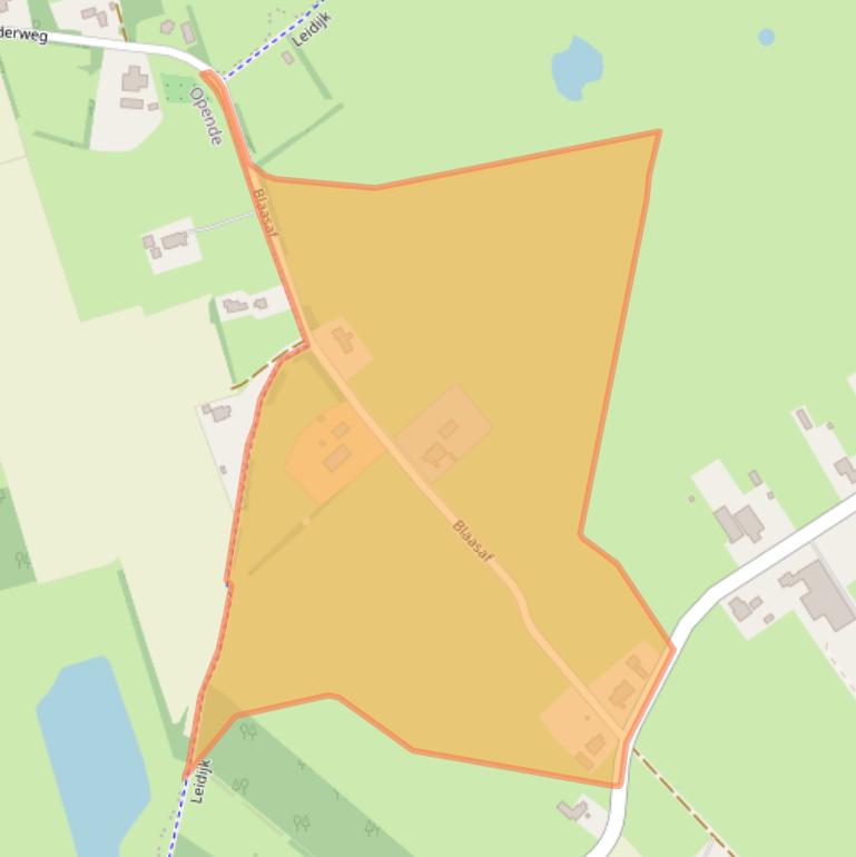 Kaart van postcodegebied 9824TH.