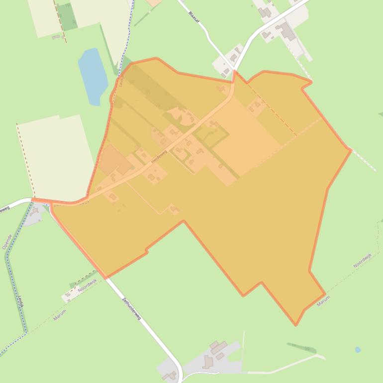 Kaart van postcodegebied 9824TJ.