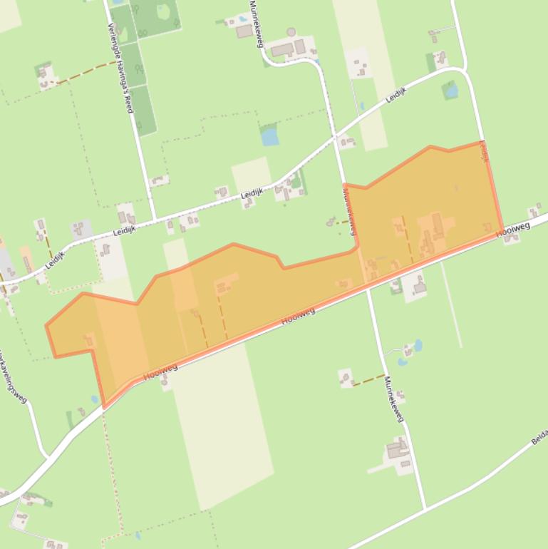 Kaart van postcodegebied 9825TG.