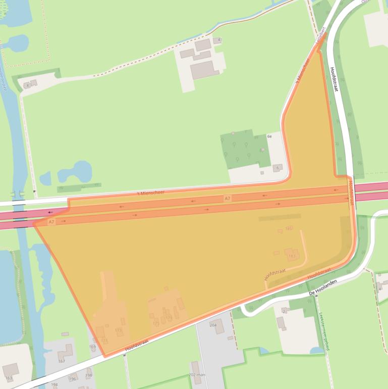 Kaart van postcodegebied 9827PB.