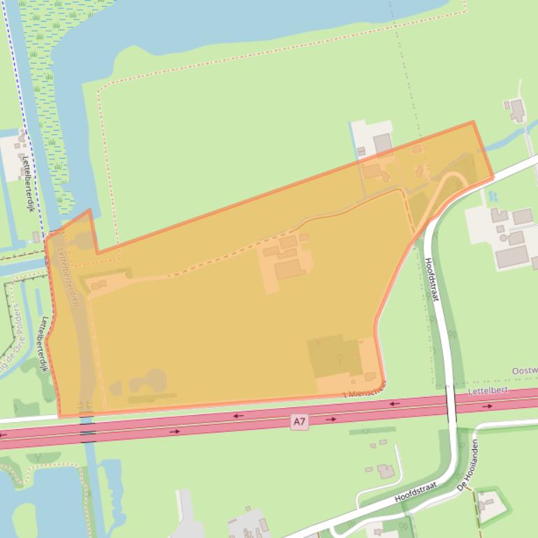 Kaart van postcodegebied 9827PE.