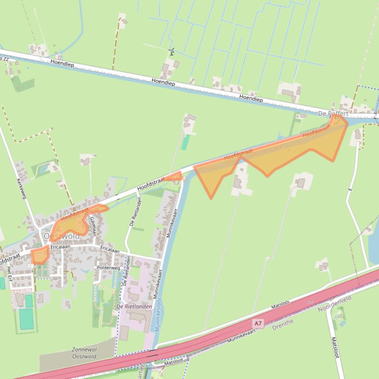 Kaart van postcodegebied 9828PE.