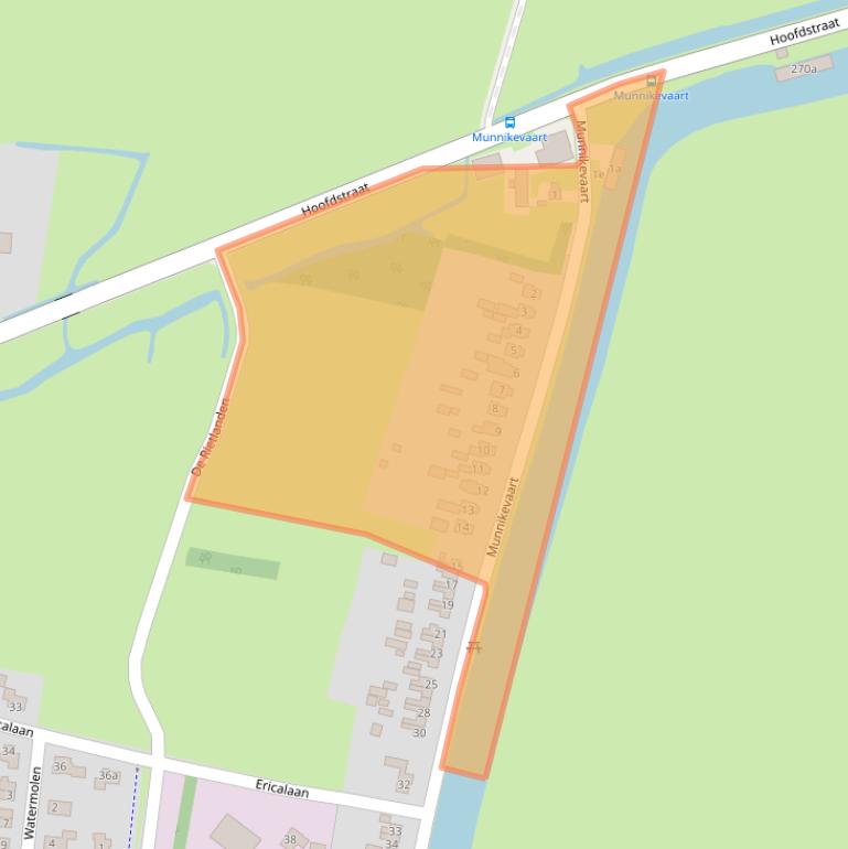 Kaart van postcodegebied 9828PM.