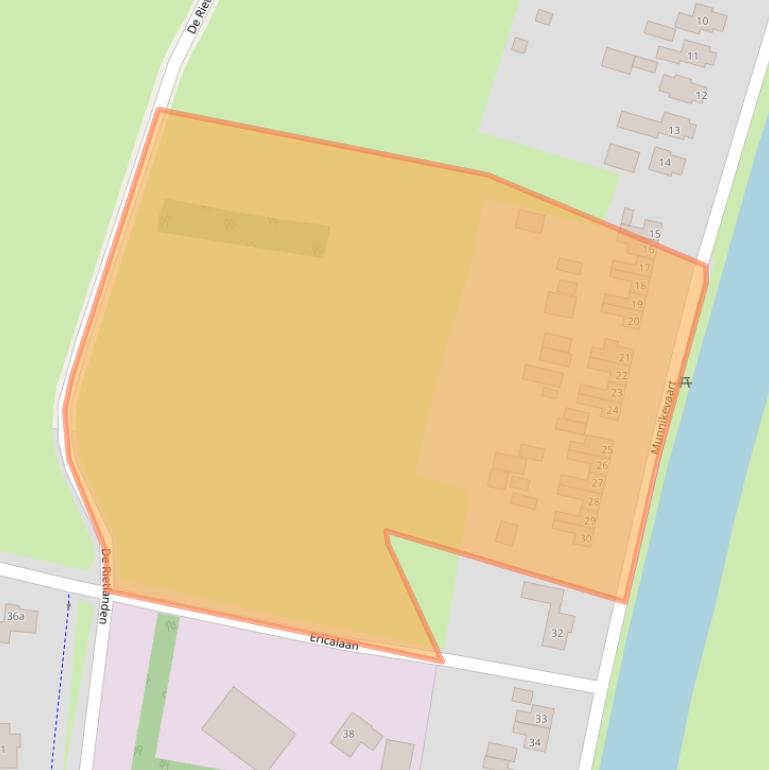 Kaart van postcodegebied 9828PN.