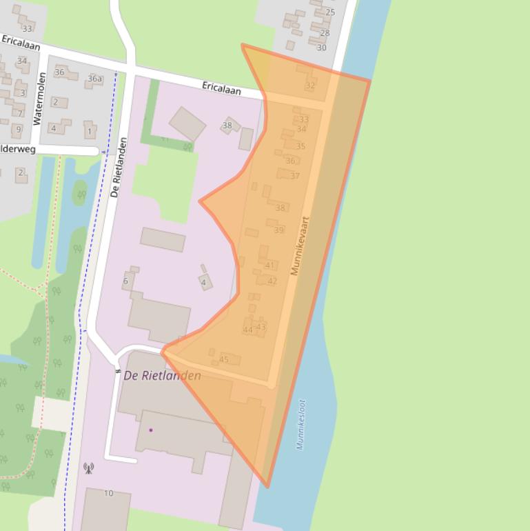 Kaart van postcodegebied 9828PP.