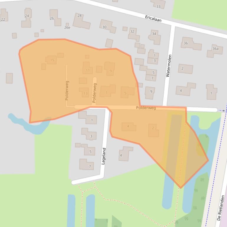 Kaart van postcodegebied 9828PV.