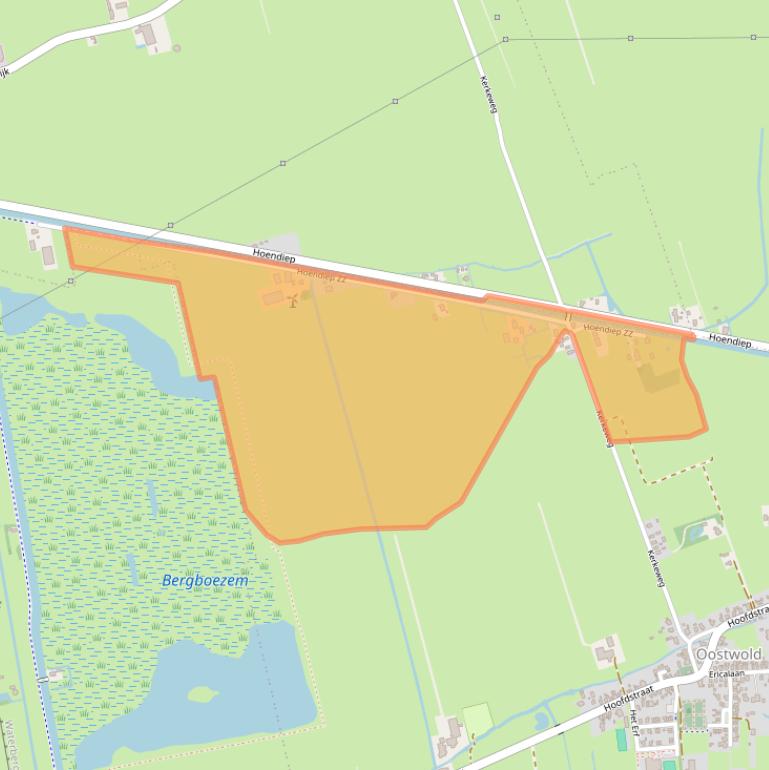 Kaart van postcodegebied 9828TC.