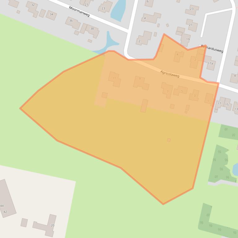 Kaart van postcodegebied 9831NE.