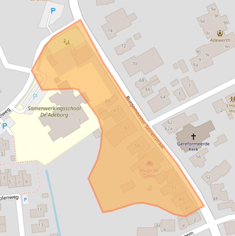 Kaart van postcodegebied 9831PV.