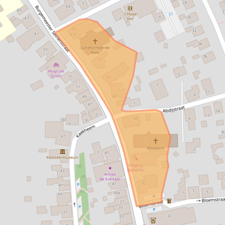 Kaart van postcodegebied 9831PX.