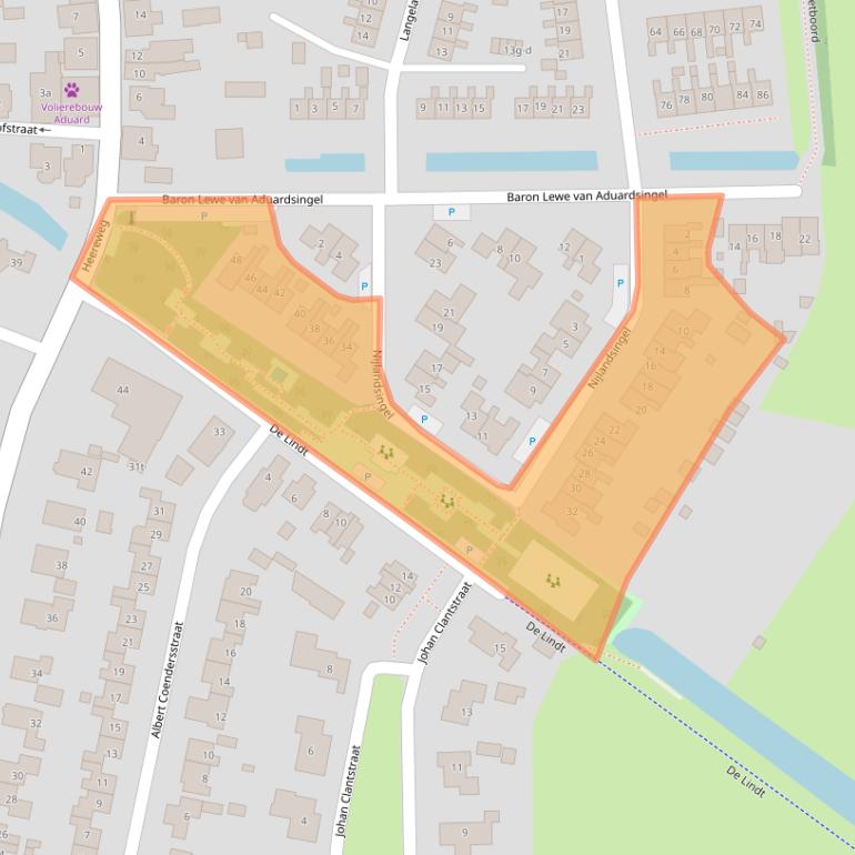 Kaart van postcodegebied 9831RK.