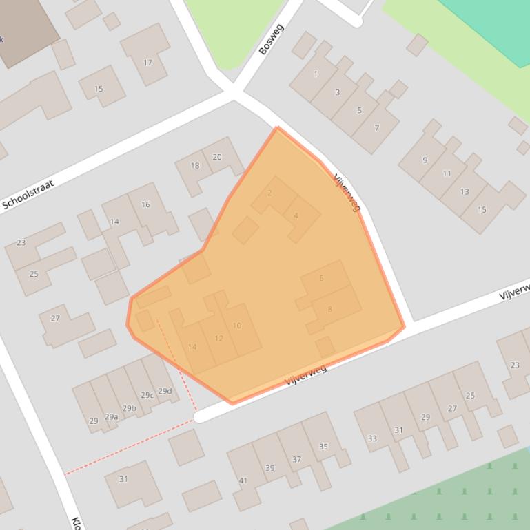 Kaart van postcodegebied 9831SC.