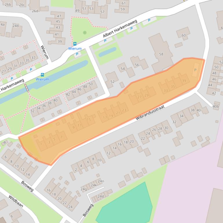 Kaart van postcodegebied 9831SH.