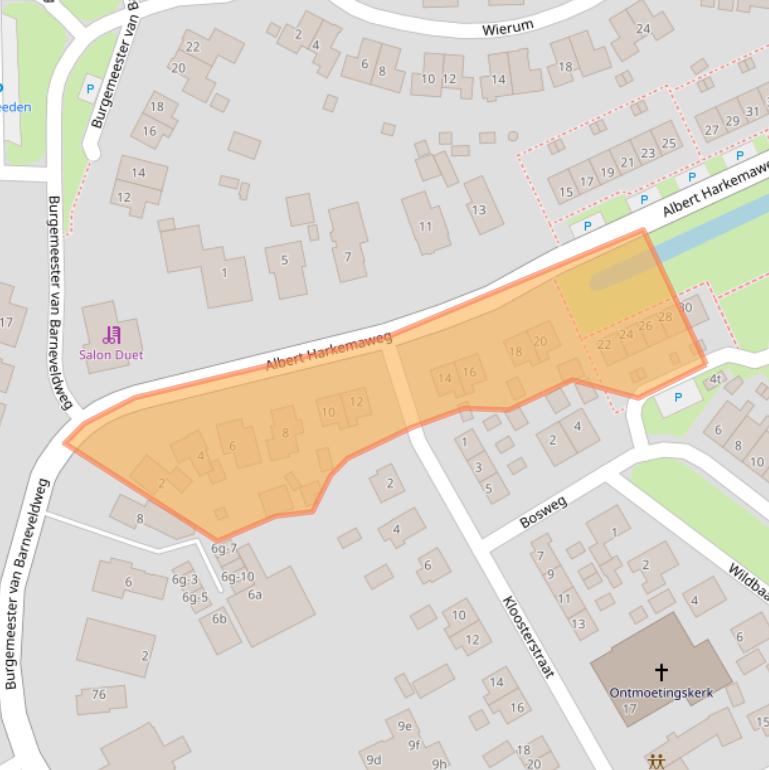 Kaart van postcodegebied 9831SX.