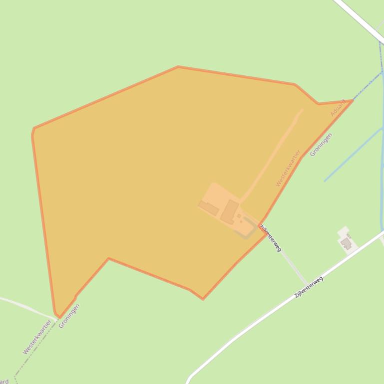 Kaart van postcodegebied 9831TL.