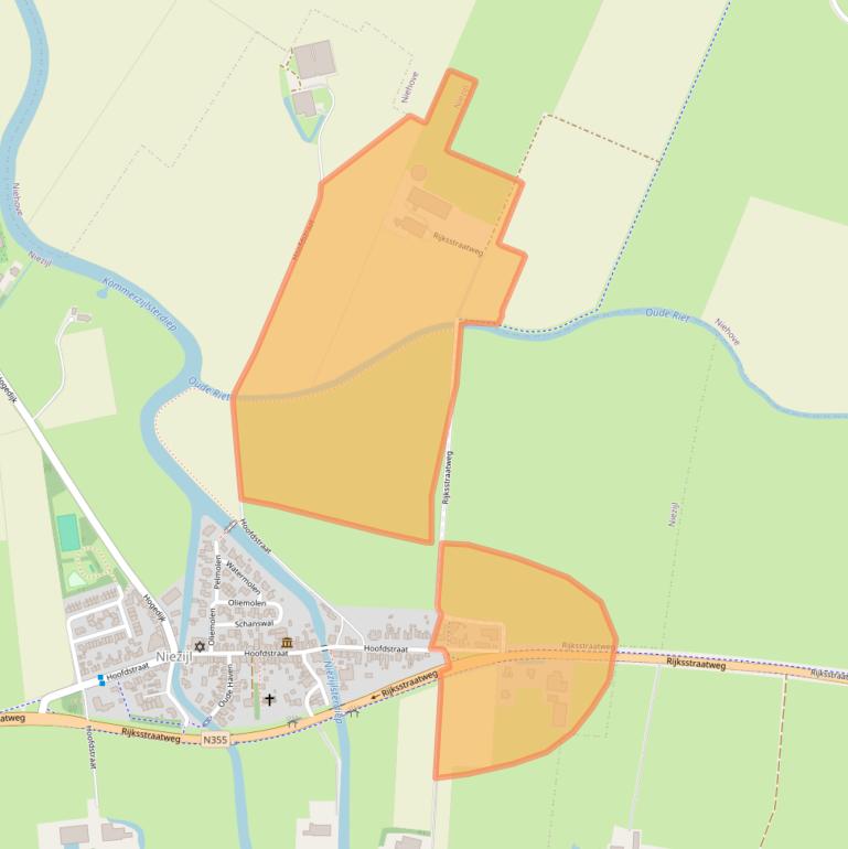 Kaart van postcodegebied 9841PA.