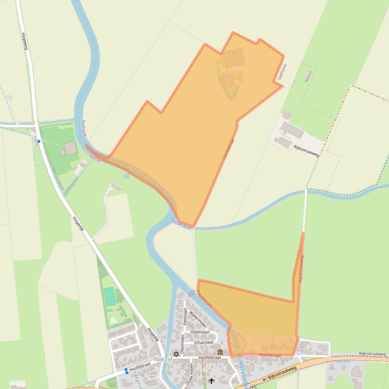 Kaart van postcodegebied 9842PB.