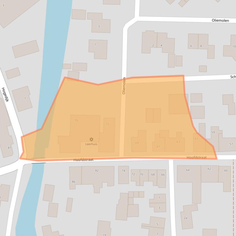 Kaart van postcodegebied 9842PD.