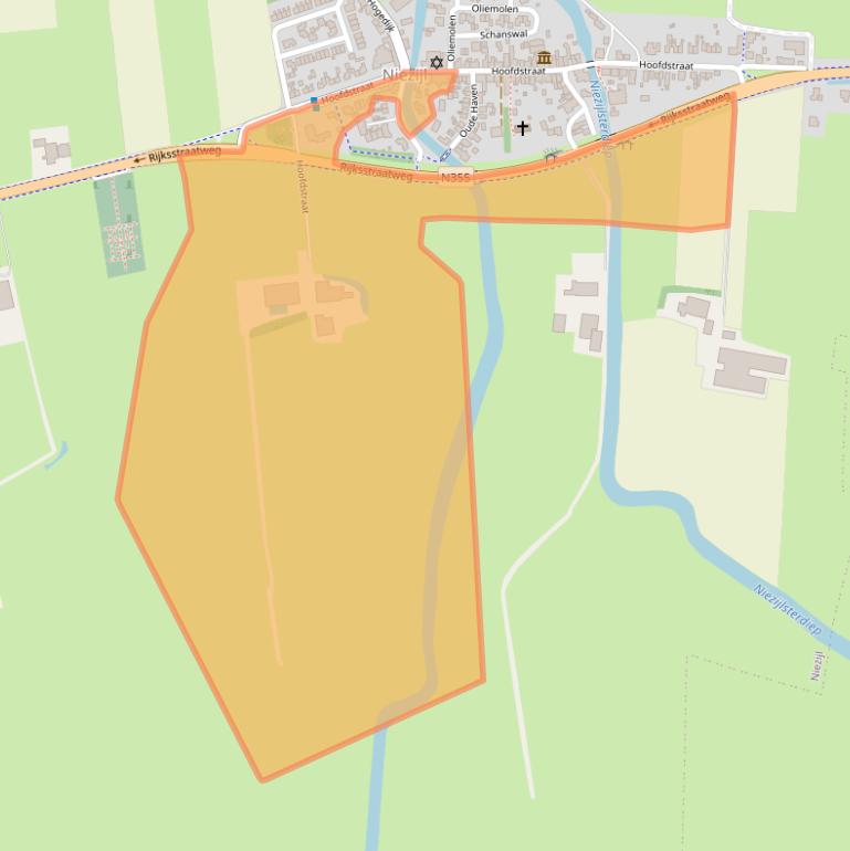 Kaart van postcodegebied 9842PJ.