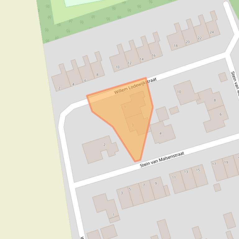 Kaart van postcodegebied 9842PP.