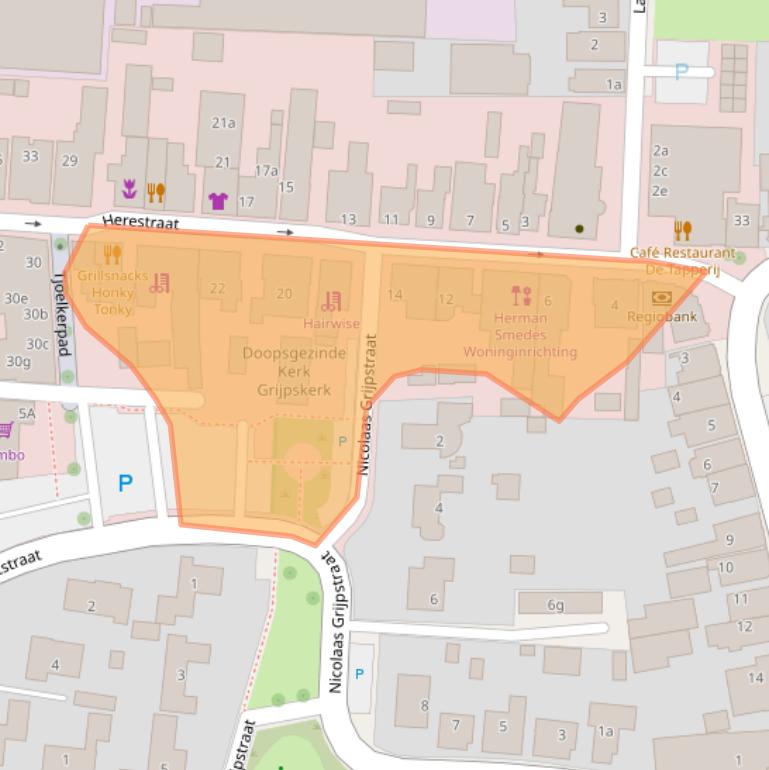 Kaart van postcodegebied 9843AK.