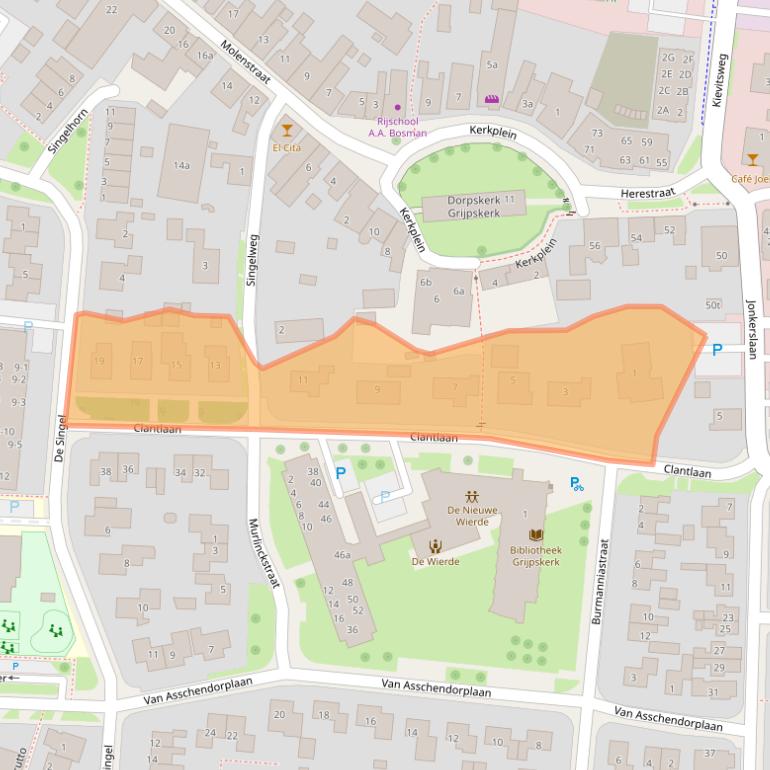 Kaart van postcodegebied 9843EA.