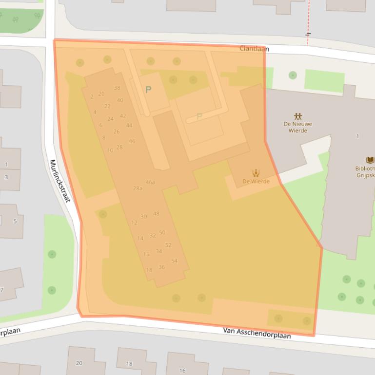 Kaart van postcodegebied 9843EV.