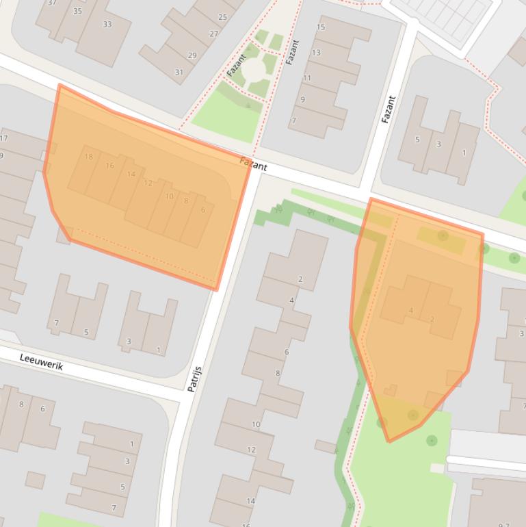 Kaart van postcodegebied 9843GB.