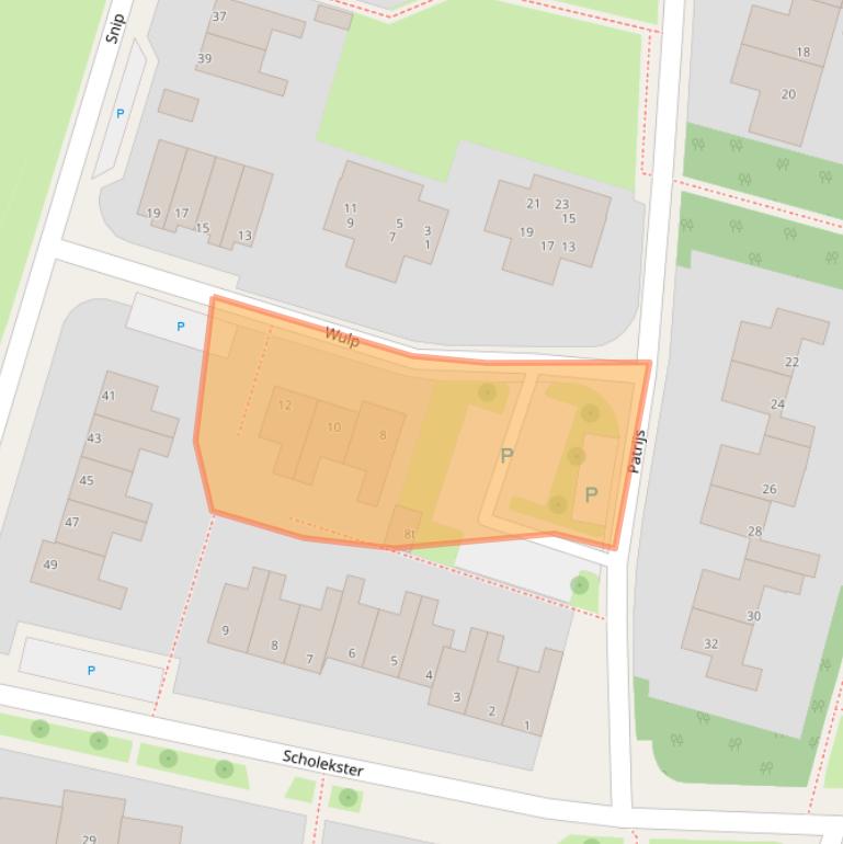 Kaart van postcodegebied 9843GV.