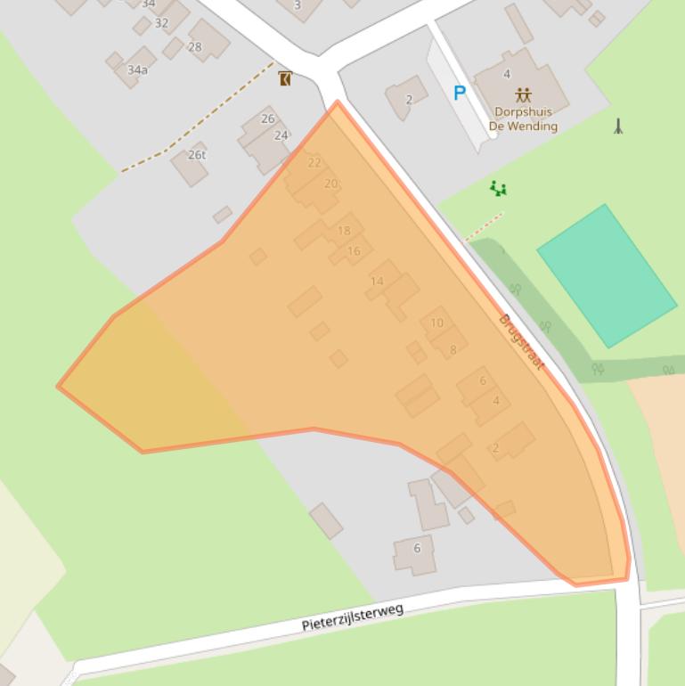 Kaart van postcodegebied 9844PC.