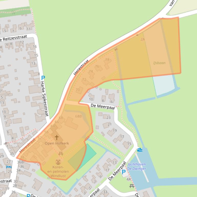 Kaart van postcodegebied 9851AD.