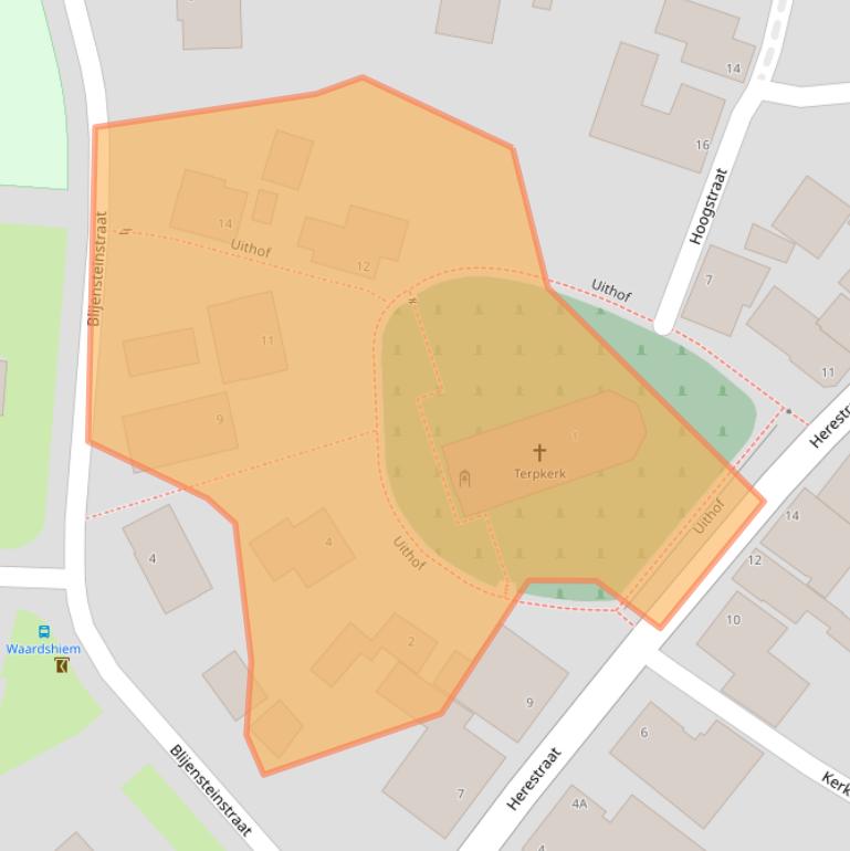 Kaart van postcodegebied 9851AL.
