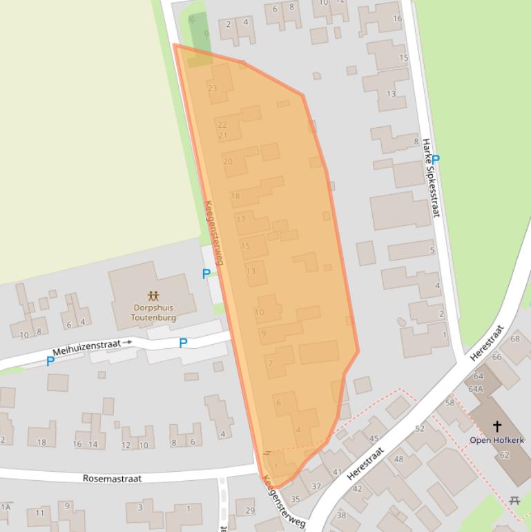 Kaart van postcodegebied 9851AS.