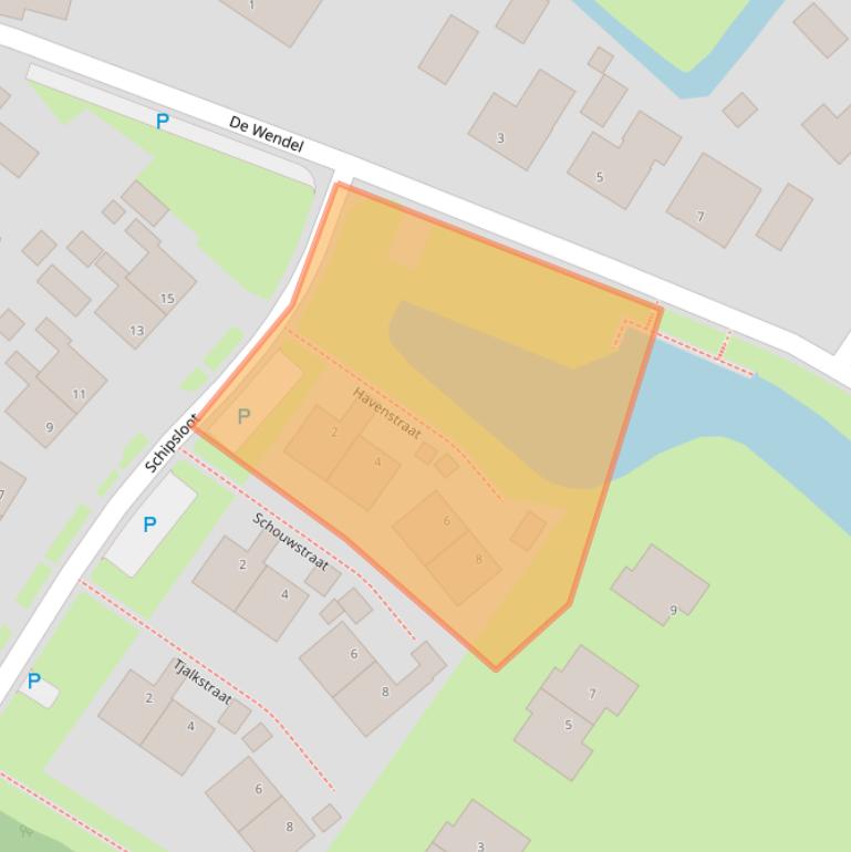 Kaart van postcodegebied 9851BC.