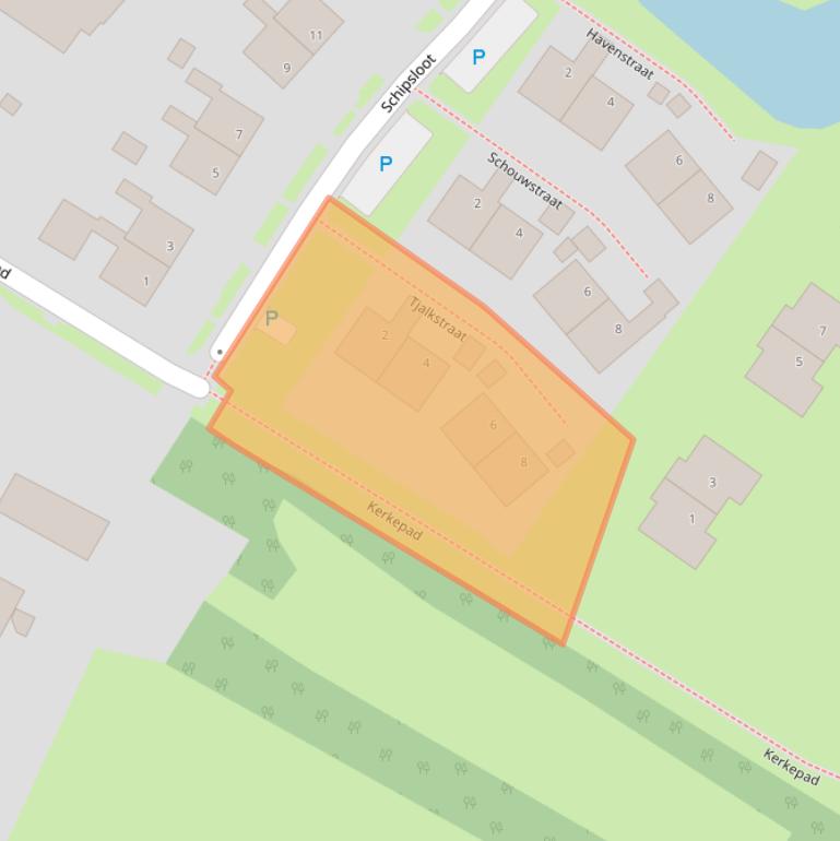 Kaart van postcodegebied 9851BE.