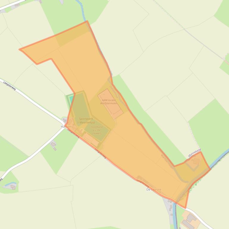 Kaart van postcodegebied 9852TH.